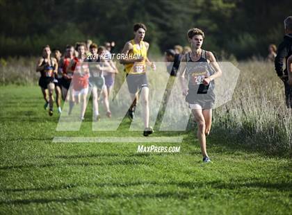 Thumbnail 3 in IHSAA Semi State Cross Country Boys Championships photogallery.