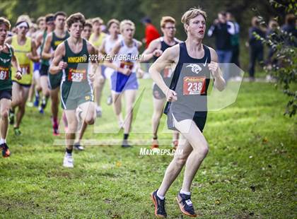 Thumbnail 2 in IHSAA Semi State Cross Country Boys Championships photogallery.
