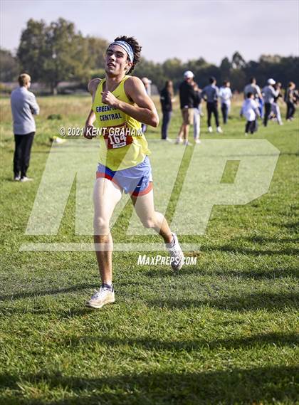 Thumbnail 2 in IHSAA Semi State Cross Country Boys Championships photogallery.