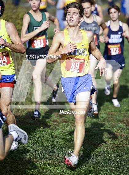 Thumbnail 2 in IHSAA Semi State Cross Country Boys Championships photogallery.