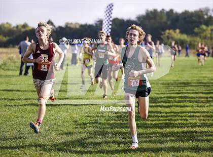 Thumbnail 2 in IHSAA Semi State Cross Country Boys Championships photogallery.