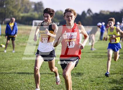 Thumbnail 3 in IHSAA Semi State Cross Country Boys Championships photogallery.
