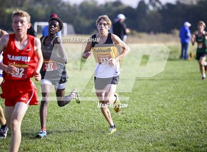 Thumbnail 3 in IHSAA Semi State Cross Country Boys Championships photogallery.