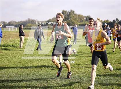 Thumbnail 3 in IHSAA Semi State Cross Country Boys Championships photogallery.