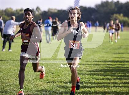 Thumbnail 3 in IHSAA Semi State Cross Country Boys Championships photogallery.