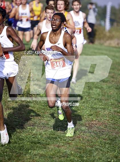 Thumbnail 2 in IHSAA Semi State Cross Country Boys Championships photogallery.