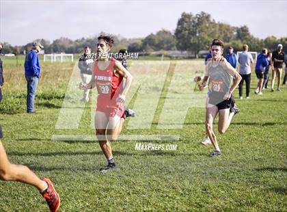Thumbnail 1 in IHSAA Semi State Cross Country Boys Championships photogallery.