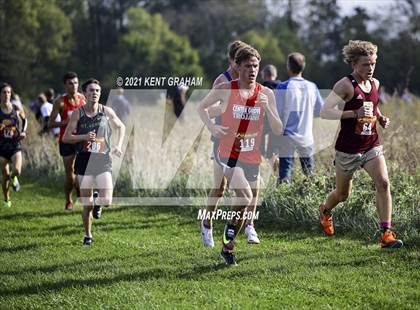 Thumbnail 1 in IHSAA Semi State Cross Country Boys Championships photogallery.