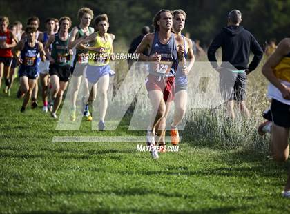 Thumbnail 1 in IHSAA Semi State Cross Country Boys Championships photogallery.