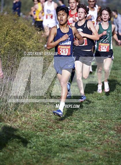 Thumbnail 3 in IHSAA Semi State Cross Country Boys Championships photogallery.