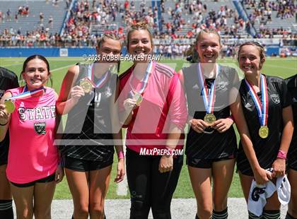 Thumbnail 1 in Wimberley vs. Randall (UIL 4A Soccer Division II Final Medal Ceremony) photogallery.