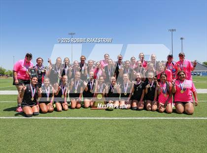 Thumbnail 3 in Wimberley vs. Randall (UIL 4A Soccer Division II Final Medal Ceremony) photogallery.