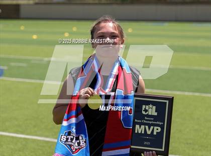 Thumbnail 3 in Wimberley vs. Randall (UIL 4A Soccer Division II Final Medal Ceremony) photogallery.