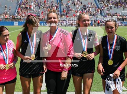 Thumbnail 3 in Wimberley vs. Randall (UIL 4A Soccer Division II Final Medal Ceremony) photogallery.