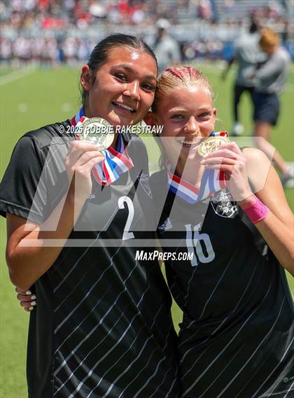 Thumbnail 3 in Wimberley vs. Randall (UIL 4A Soccer Division II Final Medal Ceremony) photogallery.