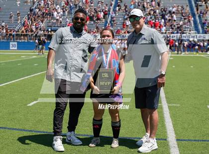 Thumbnail 1 in Wimberley vs. Randall (UIL 4A Soccer Division II Final Medal Ceremony) photogallery.