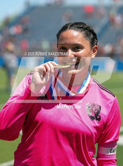 Thumbnail 3 in Wimberley vs. Randall (UIL 4A Soccer Division II Final Medal Ceremony) photogallery.