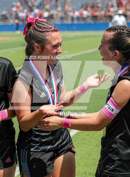 Thumbnail 3 in Wimberley vs. Randall (UIL 4A Soccer Division II Final Medal Ceremony) photogallery.