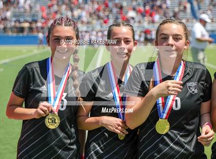 Thumbnail 1 in Wimberley vs. Randall (UIL 4A Soccer Division II Final Medal Ceremony) photogallery.