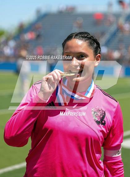 Thumbnail 2 in Wimberley vs. Randall (UIL 4A Soccer Division II Final Medal Ceremony) photogallery.
