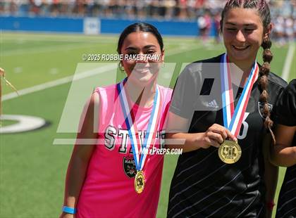 Thumbnail 2 in Wimberley vs. Randall (UIL 4A Soccer Division II Final Medal Ceremony) photogallery.