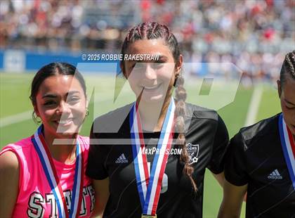 Thumbnail 3 in Wimberley vs. Randall (UIL 4A Soccer Division II Final Medal Ceremony) photogallery.