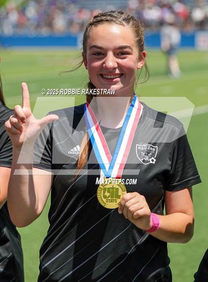 Thumbnail 1 in Wimberley vs. Randall (UIL 4A Soccer Division II Final Medal Ceremony) photogallery.