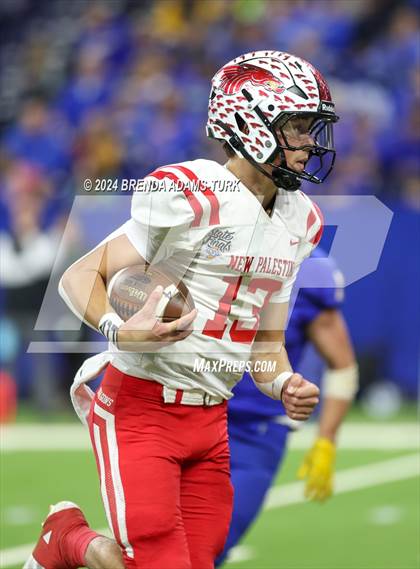 Thumbnail 3 in New Palestine vs. East Noble (IHSAA 4A Final) photogallery.