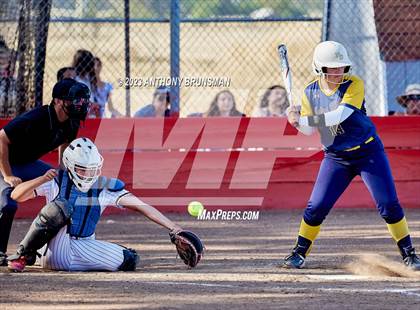 Thumbnail 2 in Notre Dame @ East Nicolaus (CIF NorCal D2 Semi-final) photogallery.