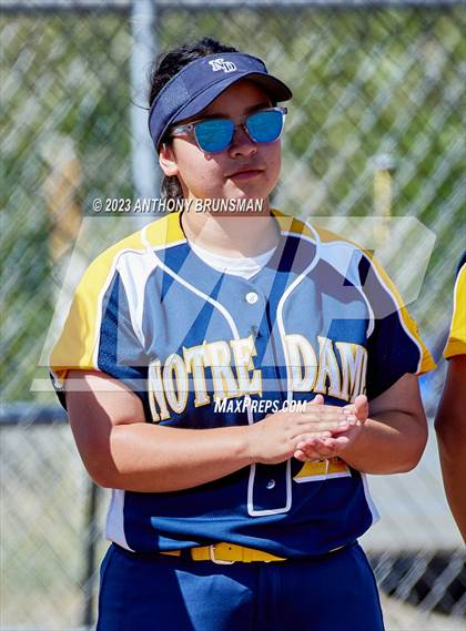 Thumbnail 2 in Notre Dame @ East Nicolaus (CIF NorCal D2 Semi-final) photogallery.