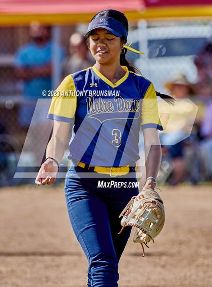 Thumbnail 1 in Notre Dame @ East Nicolaus (CIF NorCal D2 Semi-final) photogallery.