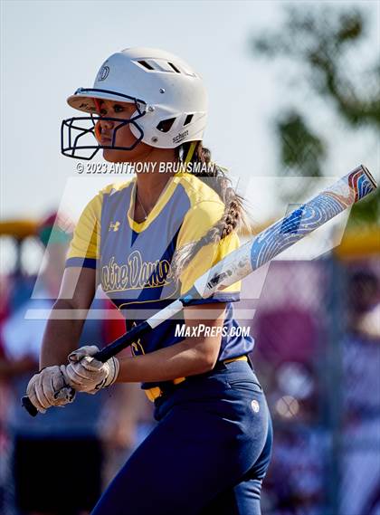 Thumbnail 2 in Notre Dame @ East Nicolaus (CIF NorCal D2 Semi-final) photogallery.