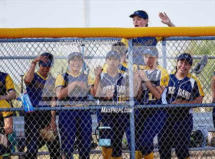 Thumbnail 3 in Notre Dame @ East Nicolaus (CIF NorCal D2 Semi-final) photogallery.