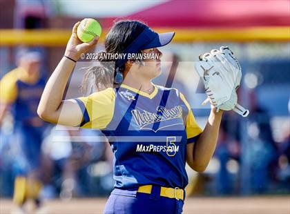 Thumbnail 2 in Notre Dame @ East Nicolaus (CIF NorCal D2 Semi-final) photogallery.