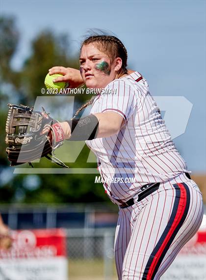 Thumbnail 2 in Notre Dame @ East Nicolaus (CIF NorCal D2 Semi-final) photogallery.