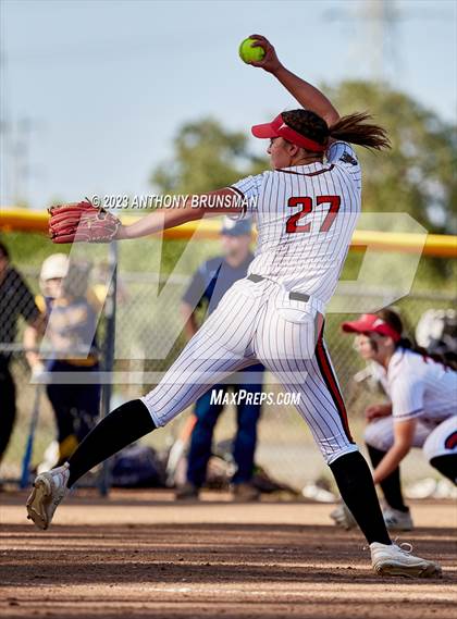 Thumbnail 2 in Notre Dame @ East Nicolaus (CIF NorCal D2 Semi-final) photogallery.