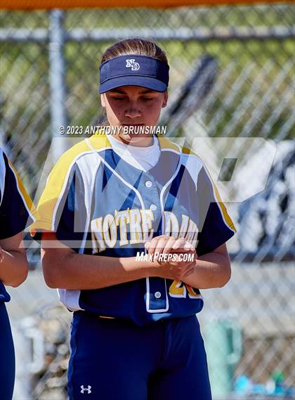 Thumbnail 1 in Notre Dame @ East Nicolaus (CIF NorCal D2 Semi-final) photogallery.