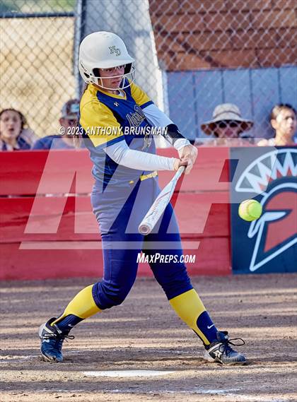 Thumbnail 3 in Notre Dame @ East Nicolaus (CIF NorCal D2 Semi-final) photogallery.