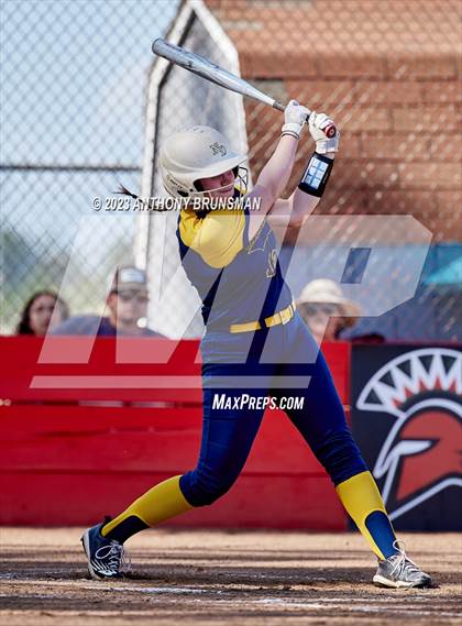 Thumbnail 2 in Notre Dame @ East Nicolaus (CIF NorCal D2 Semi-final) photogallery.