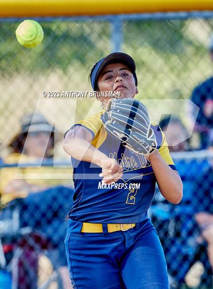 Thumbnail 3 in Notre Dame @ East Nicolaus (CIF NorCal D2 Semi-final) photogallery.