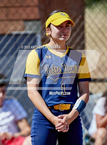 Thumbnail 1 in Notre Dame @ East Nicolaus (CIF NorCal D2 Semi-final) photogallery.