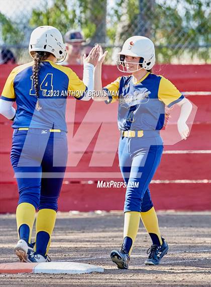 Thumbnail 3 in Notre Dame @ East Nicolaus (CIF NorCal D2 Semi-final) photogallery.
