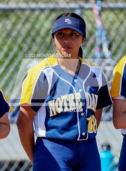 Thumbnail 3 in Notre Dame @ East Nicolaus (CIF NorCal D2 Semi-final) photogallery.