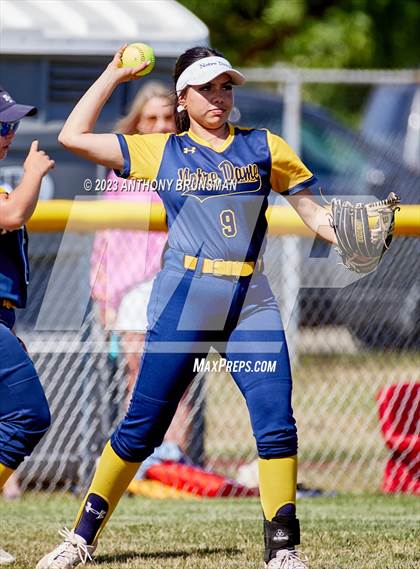 Thumbnail 3 in Notre Dame @ East Nicolaus (CIF NorCal D2 Semi-final) photogallery.