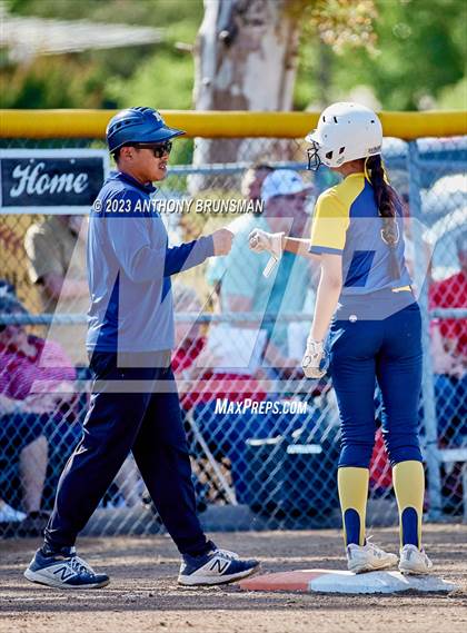 Thumbnail 2 in Notre Dame @ East Nicolaus (CIF NorCal D2 Semi-final) photogallery.