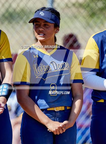 Thumbnail 1 in Notre Dame @ East Nicolaus (CIF NorCal D2 Semi-final) photogallery.