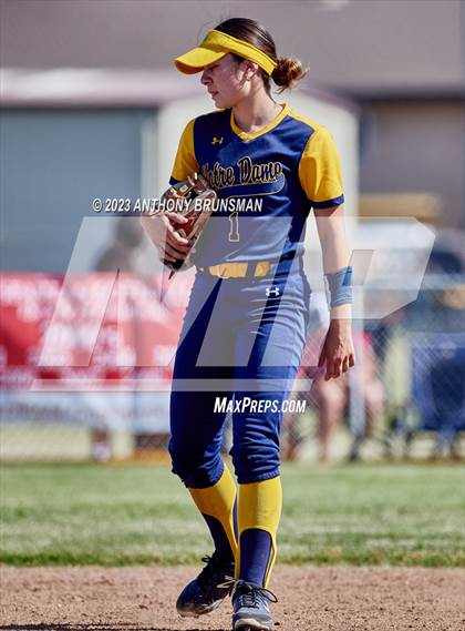 Thumbnail 3 in Notre Dame @ East Nicolaus (CIF NorCal D2 Semi-final) photogallery.