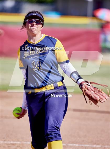 Thumbnail 2 in Notre Dame @ East Nicolaus (CIF NorCal D2 Semi-final) photogallery.