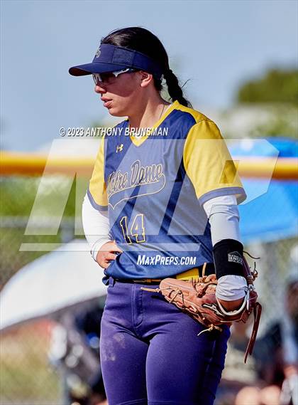Thumbnail 1 in Notre Dame @ East Nicolaus (CIF NorCal D2 Semi-final) photogallery.