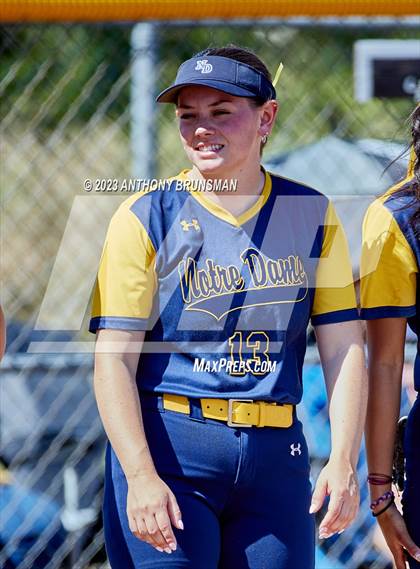 Thumbnail 1 in Notre Dame @ East Nicolaus (CIF NorCal D2 Semi-final) photogallery.